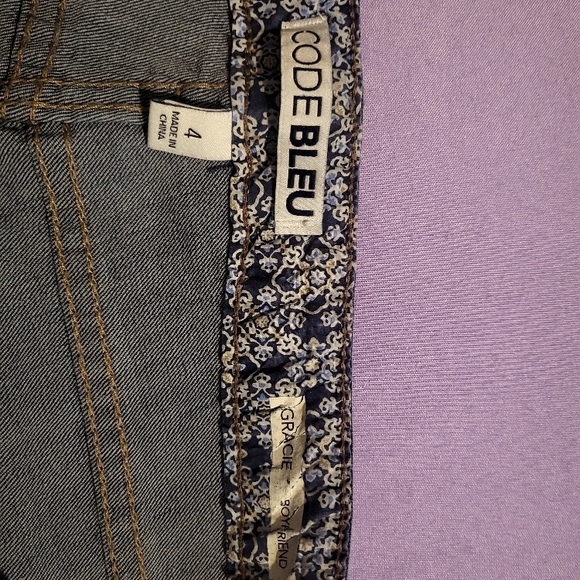 Code Bleu Blue Boyfriend Jeans - Picture 4 of 11